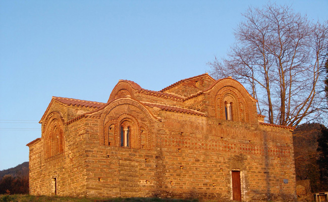 Red church in Athamanio