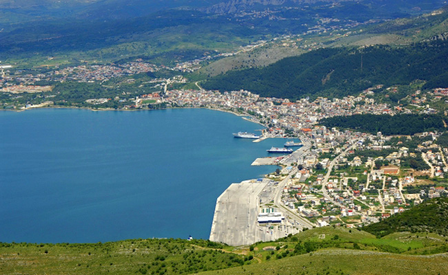 View of Igoumenitsa city