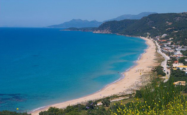 Beach of Vrachos